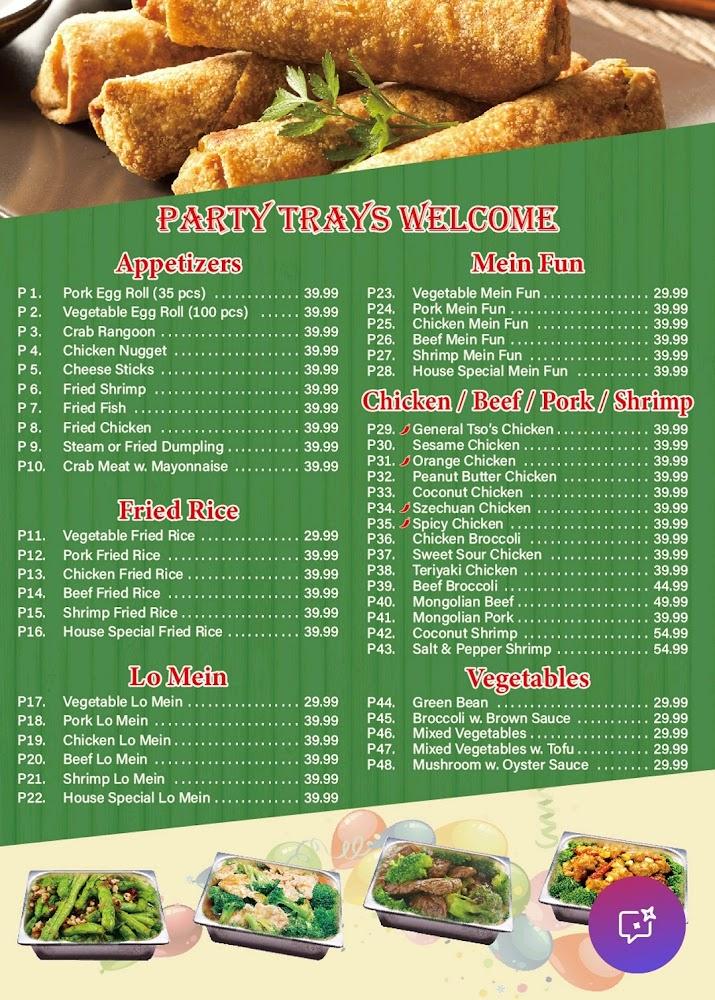 Mr Panda Buffet Pork Egg Roll